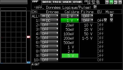 GL220 GRAPHTEC MENU AMP